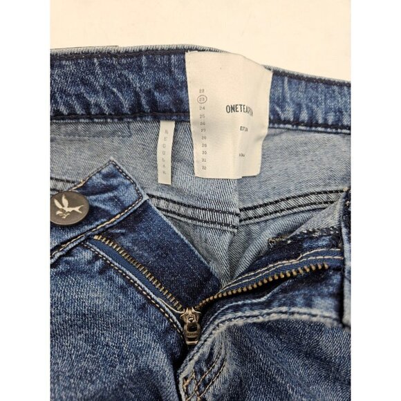 New One by One Teaspoon X Awesome Baggies Jeans Womens 23 Regular Low Waist - Picture 6 of 6